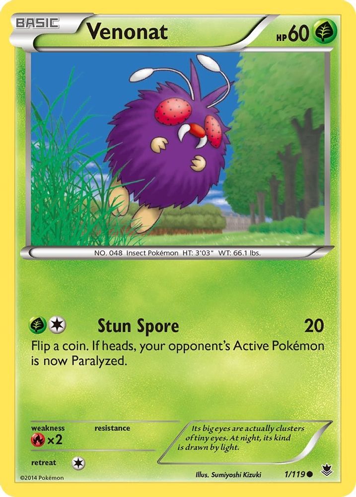 Venonat XY Phantom Forces - Common