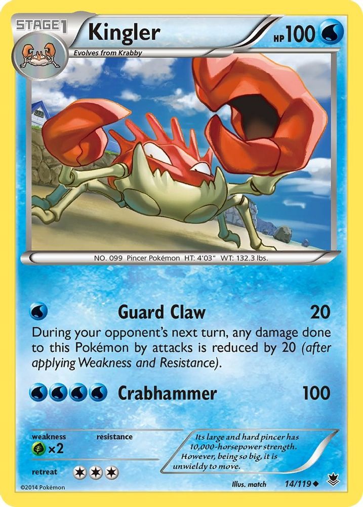 Kingler XY Phantom Forces - Uncommon