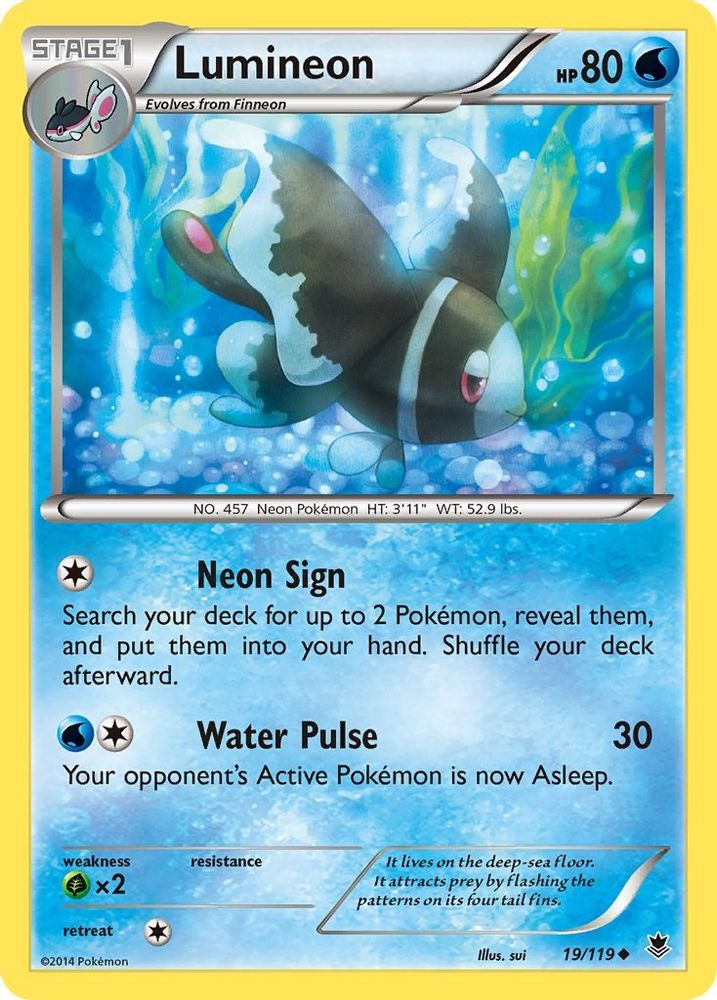 Lumineon XY Phantom Forces - Uncommon