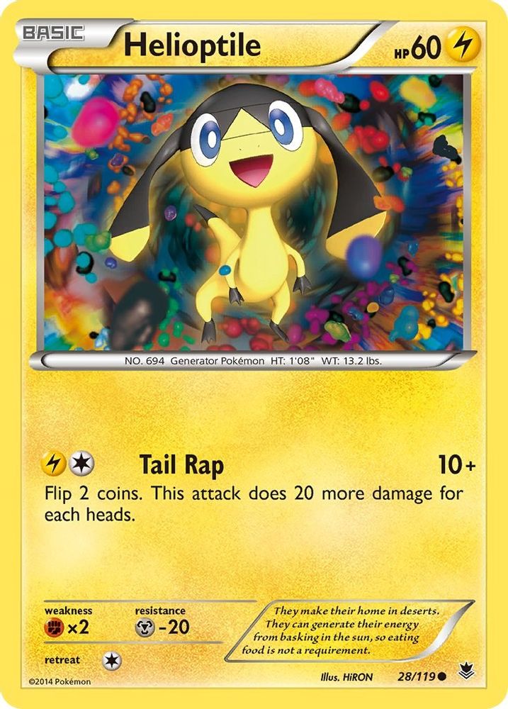 Helioptile (28) XY Phantom Forces - Common