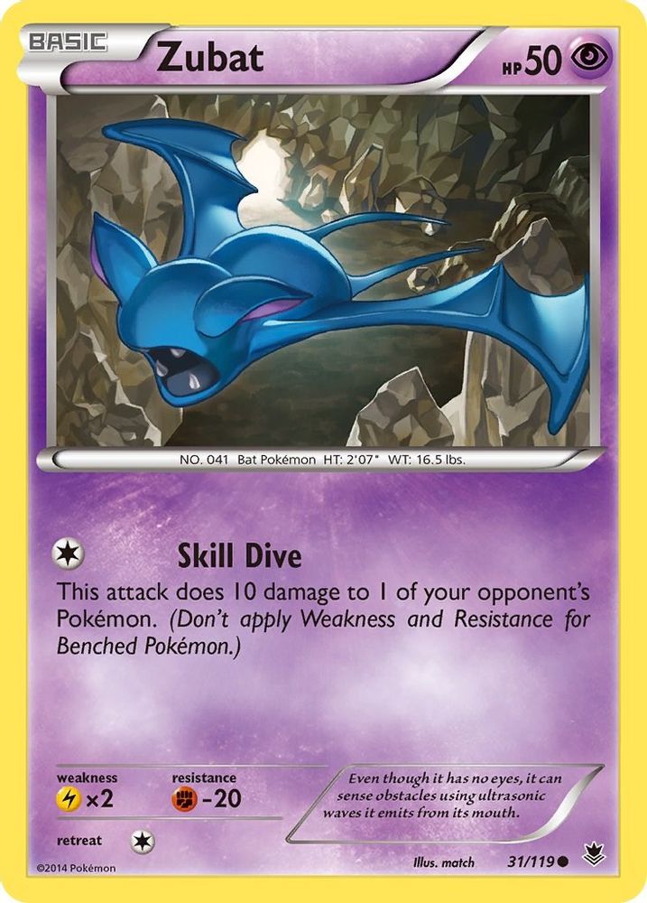 Zubat/119 XY Phantom Forces - Common