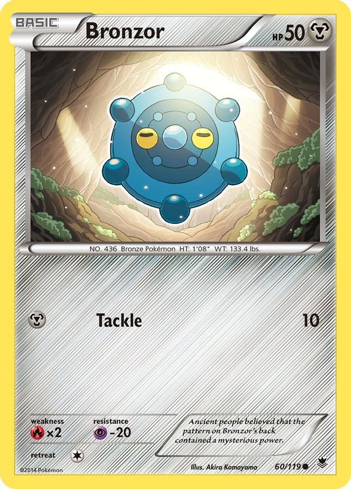 Bronzor 060 - Reverse Holofoil XY Phantom Forces - Common