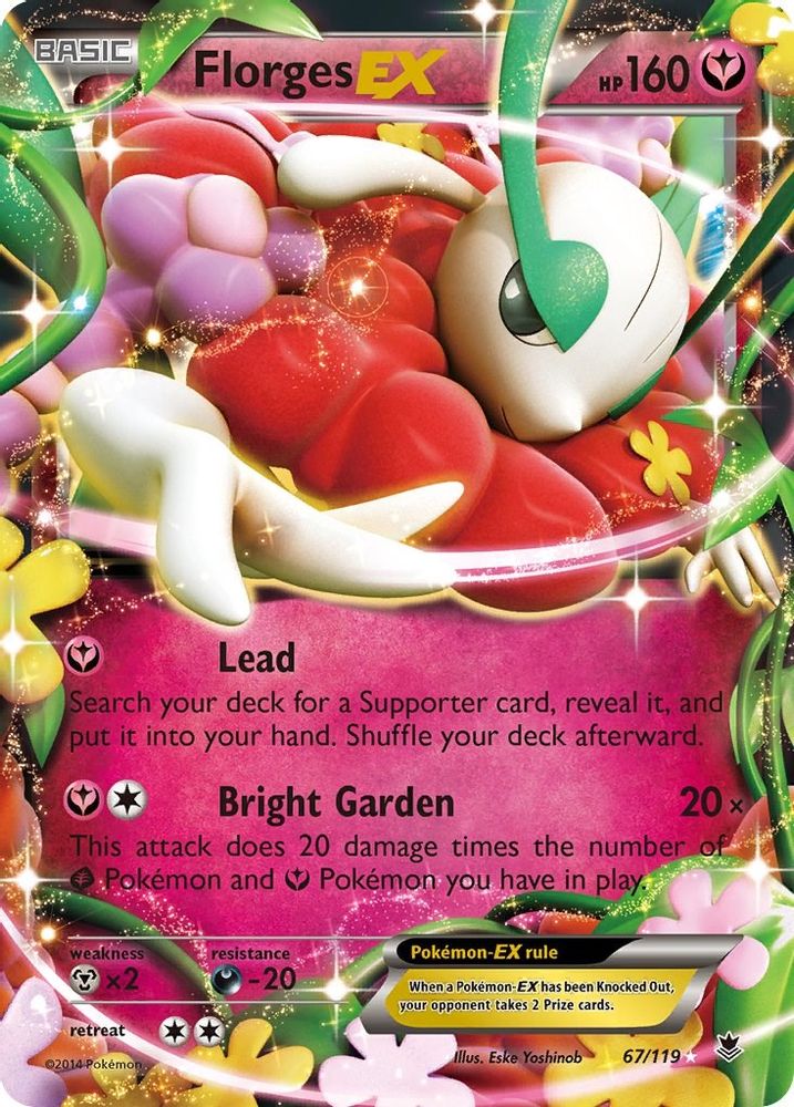 Florges EX 067/119 - Holofoil XY Phantom Forces - Ultra Rare