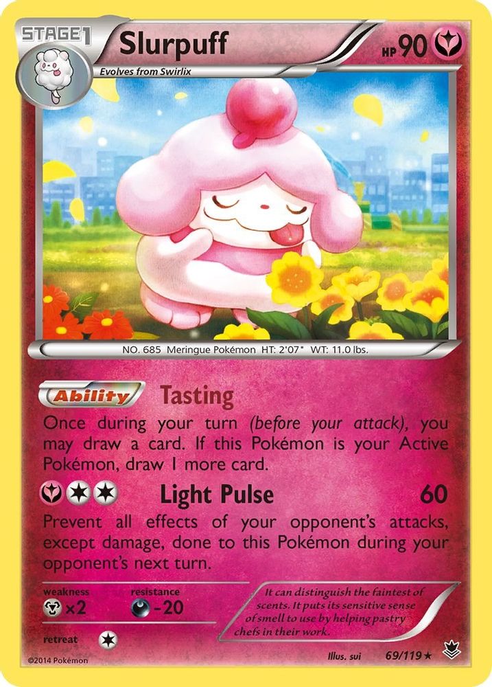 Slurpuff 069/119 - Holofoil XY Phantom Forces - Holo Rare