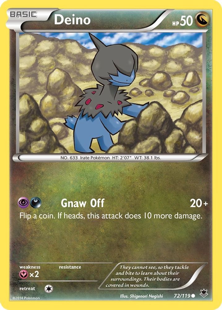Deino - Reverse Holofoil XY Phantom Forces - Common