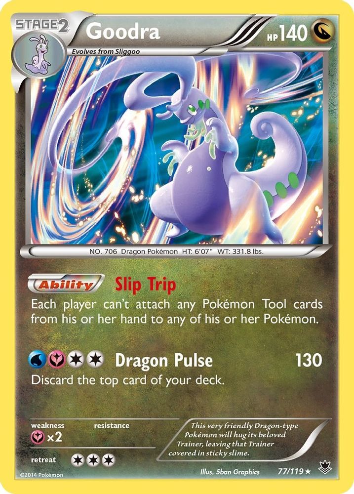 Goodra 077/119 - Holofoil XY Phantom Forces - Holo Rare