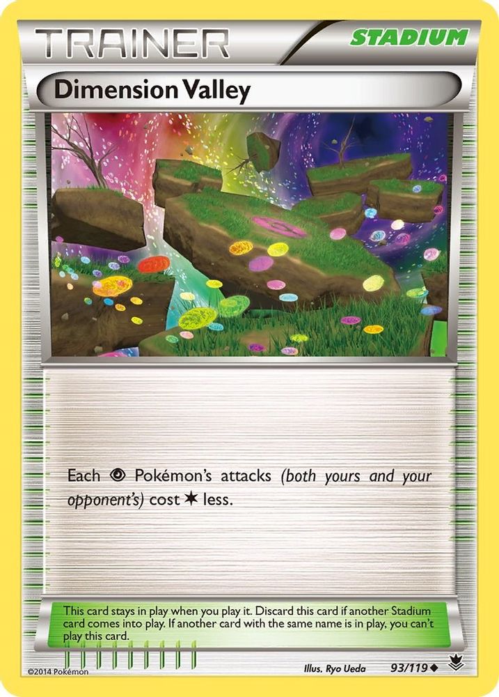 Dimension Valley 093 - Reverse Holofoil XY Phantom Forces - Uncommon