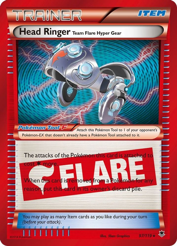 Head Ringer 097 - Holofoil XY Phantom Forces - Holo Rare