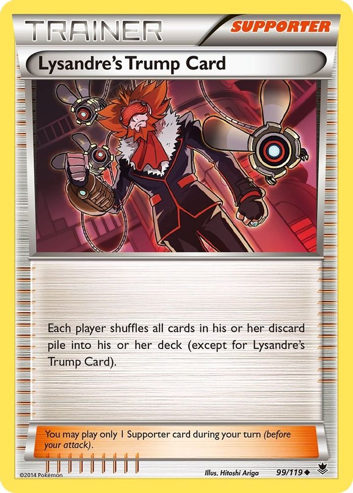 Lysandre's Trump Card 099 - Reverse Holofoil XY Phantom Forces - Uncommon