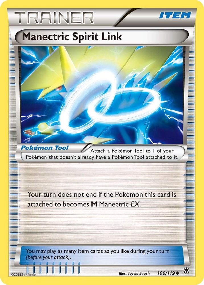 Manectric Spirit Link - Reverse Holofoil XY Phantom Forces - Uncommon