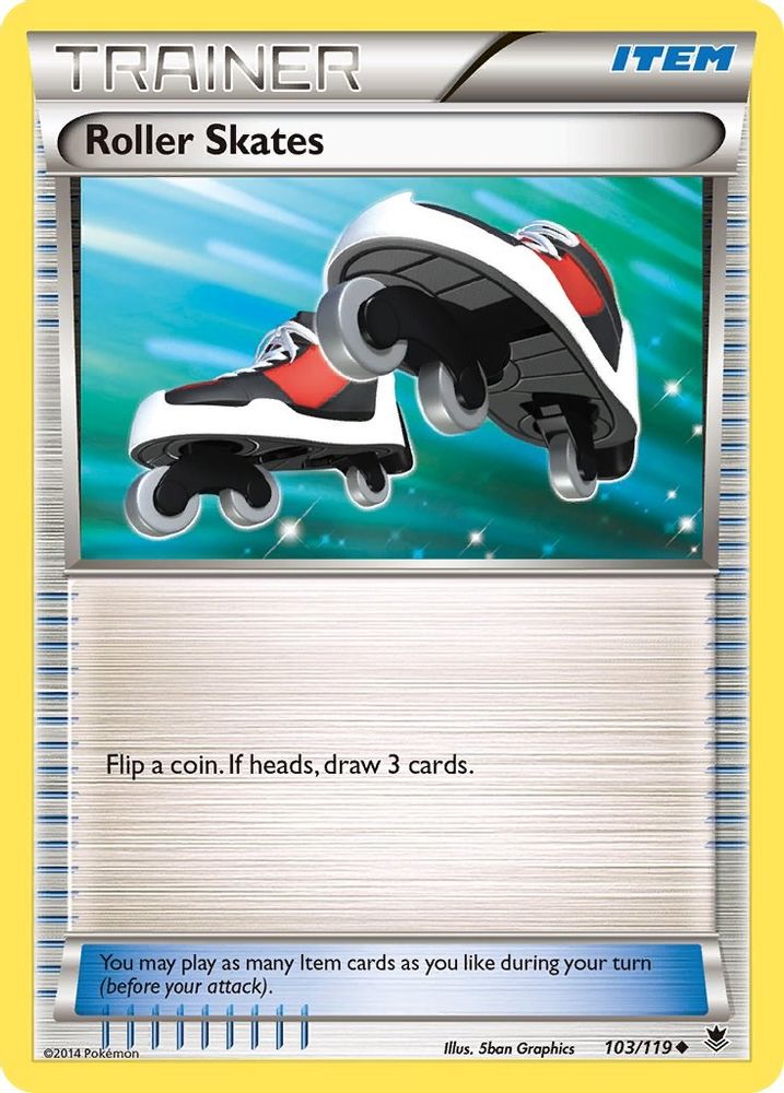 Roller Skates/119 - Reverse Holofoil XY Phantom Forces - Uncommon