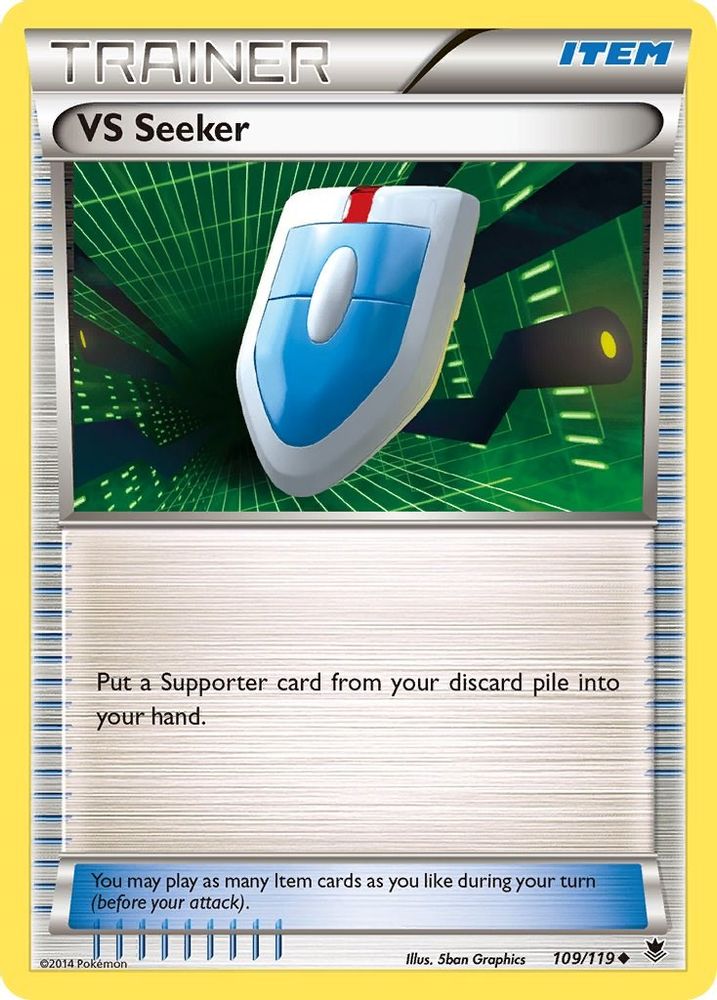 VS Seeker 109 - Reverse Holofoil XY Phantom Forces - Uncommon