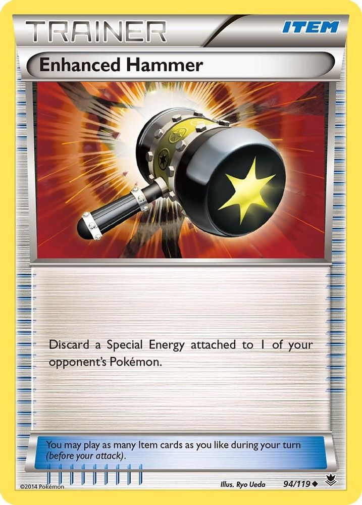 Enhanced Hammer - Reverse Holofoil XY Phantom Forces - Uncommon