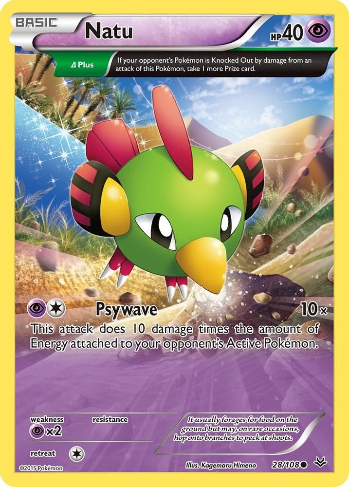 Natu (28 Delta) (28 Delta) 028 XY Roaring Skies - Common