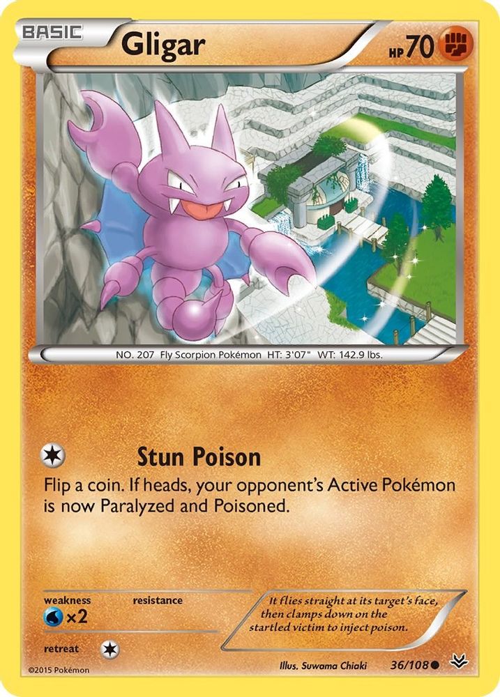 Gligar 036/108 XY Roaring Skies - Common