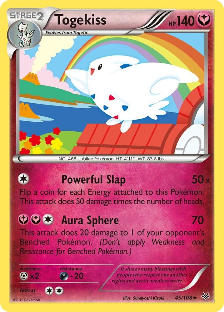Togekiss (45) (45) 045 - Reverse Holofoil XY Roaring Skies - Rare