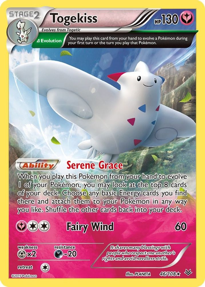 Togekiss (46 Delta) (46 Delta) 046 - Holofoil XY Roaring Skies - Holo Rare
