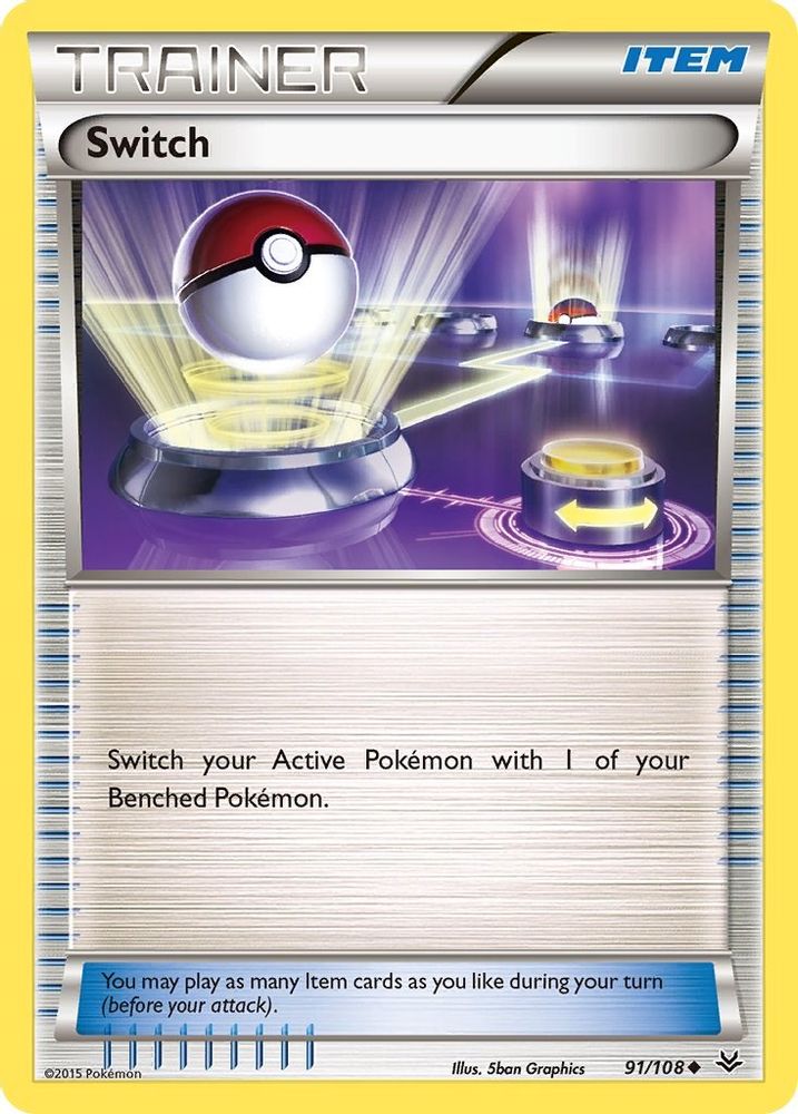 Switch 091 - Reverse Holofoil XY Roaring Skies - Uncommon