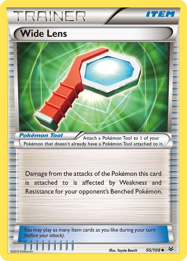 Wide Lens - Reverse Holofoil XY Roaring Skies - Uncommon