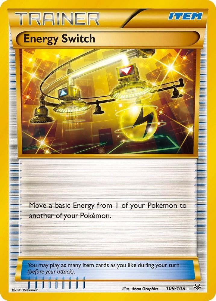 Energy Switch 109 - Holofoil XY Roaring Skies - Secret Rare