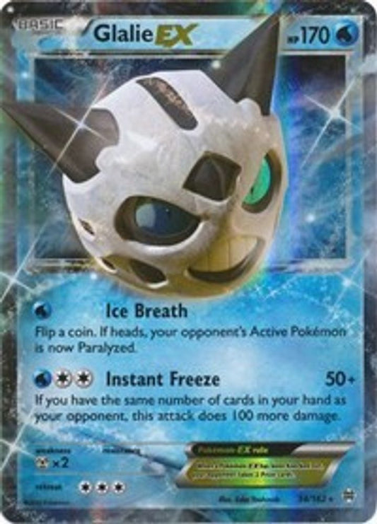 Glalie EX 034  - Holofoil XY  BREAKthrough - Ultra Rare