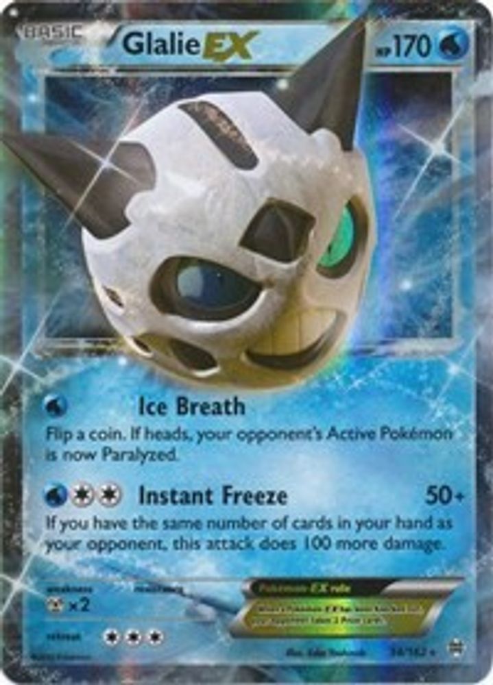 Glalie EX 034  - Holofoil XY  BREAKthrough - Ultra Rare