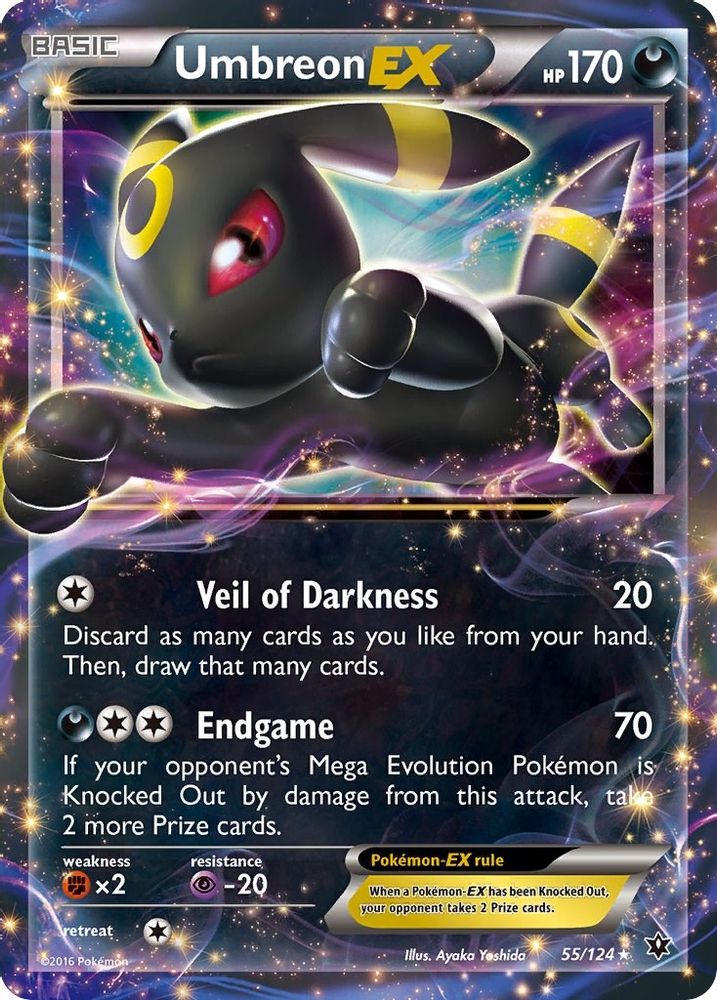 Umbreon EX 055  - Holofoil XY  Fates Collide - Ultra Rare