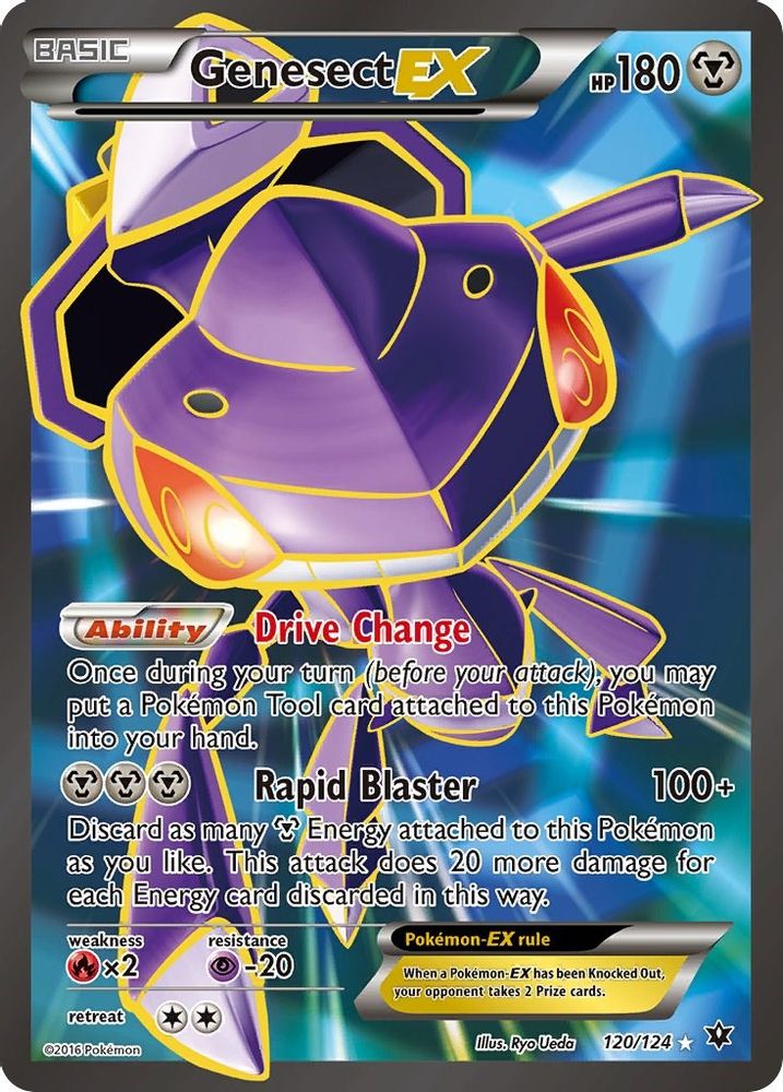 Genesect EX (Full Art) 120  - Holofoil XY  Fates Collide - Ultra Rare