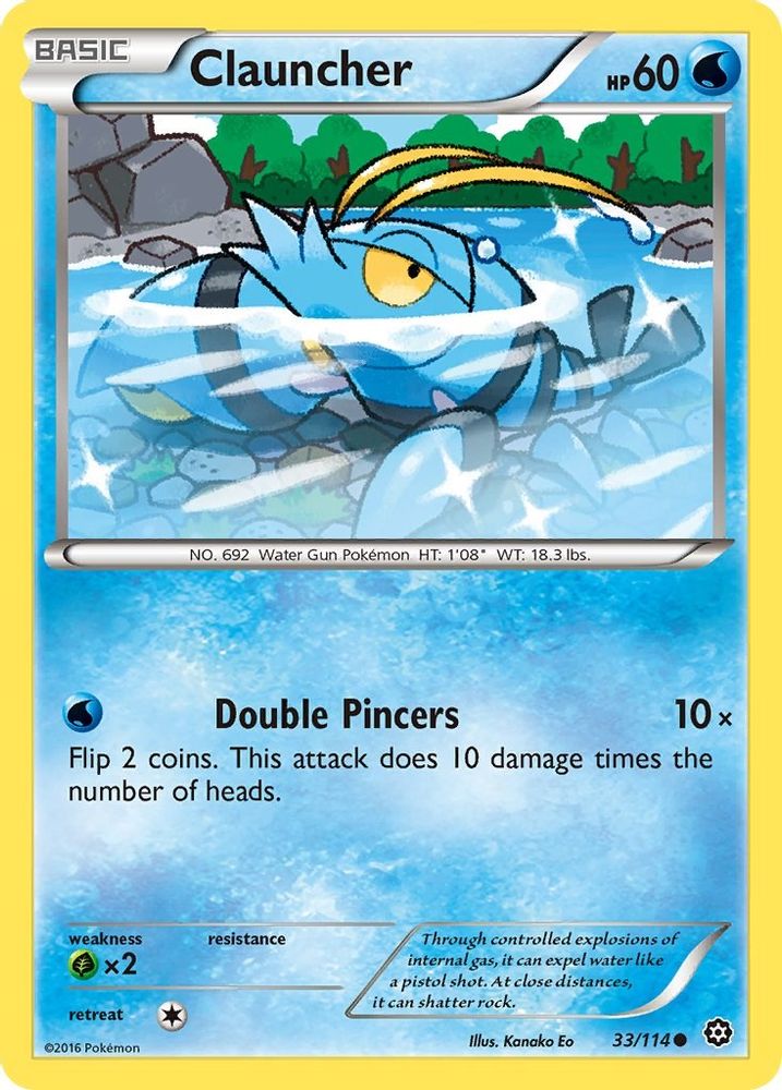 Clauncher 033  XY  Steam Siege - Common
