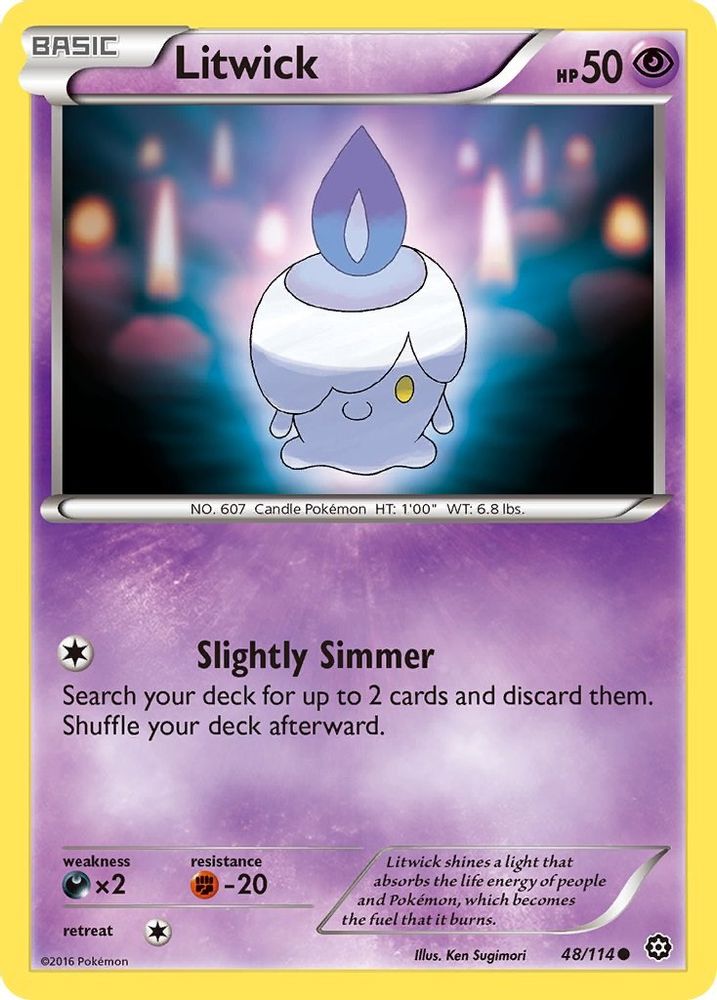 Litwick 048  XY  Steam Siege - Common