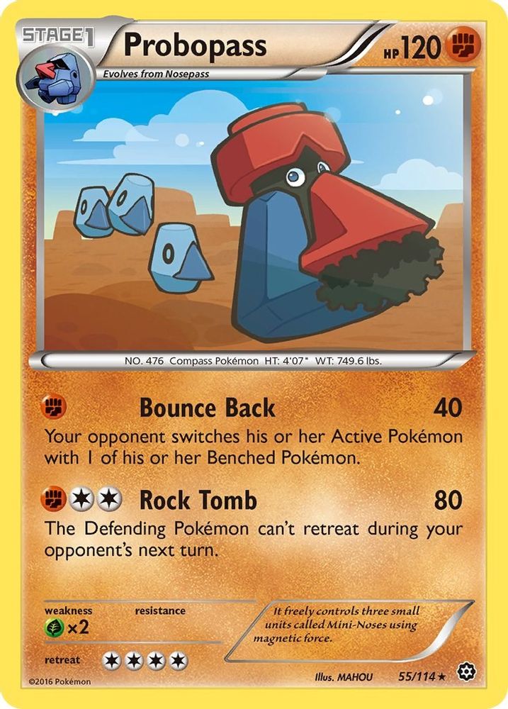Probopass  - Reverse Holofoil XY  Steam Siege - Rare