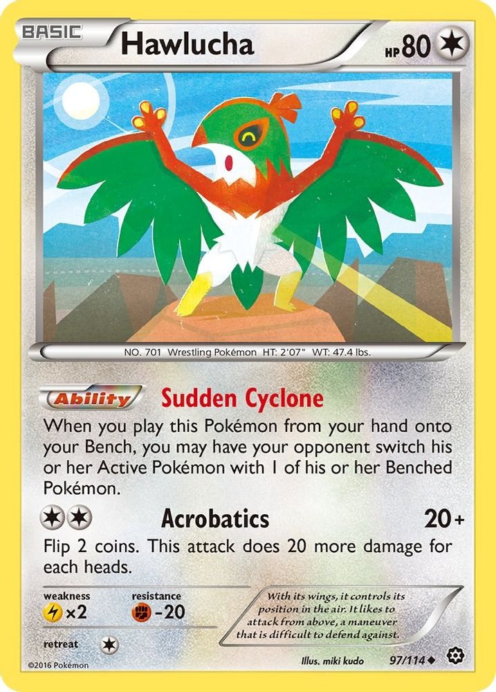 Hawlucha 097  XY  Steam Siege - Uncommon
