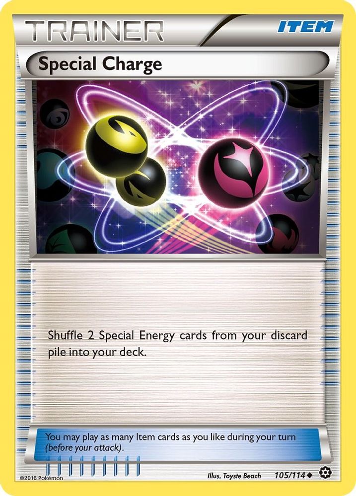 Special Charge 105  XY  Steam Siege - Uncommon
