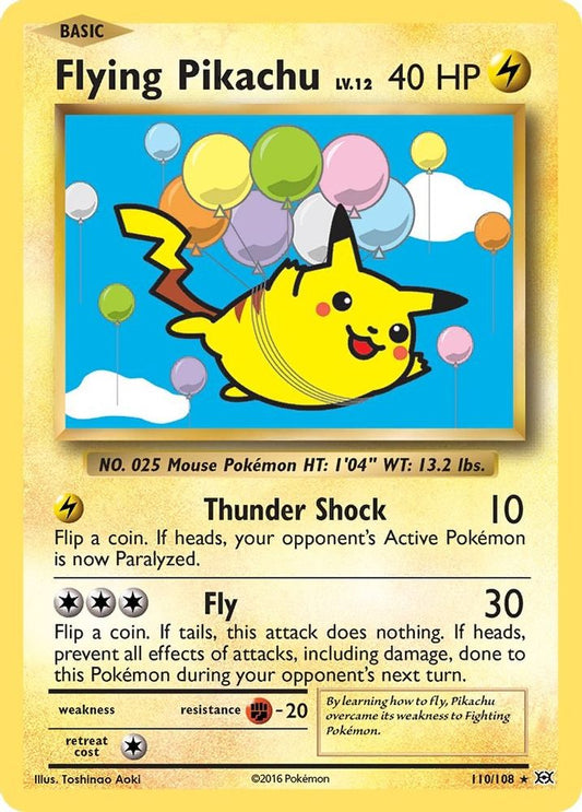 Flying Pikachu 110  XY  Evolutions - Secret Rare