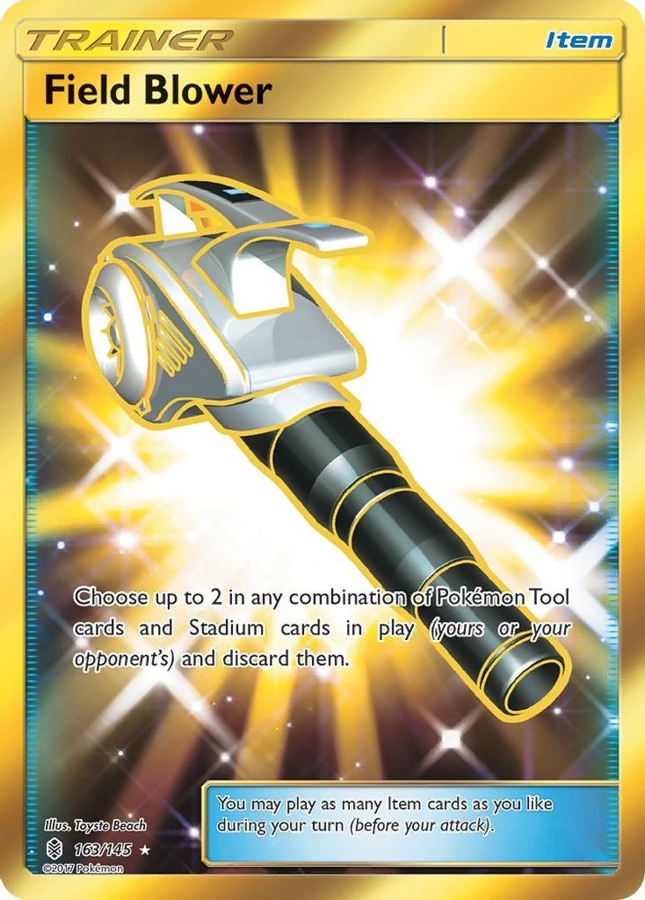 Field Blower (Secret)  - Holofoil SM  Guardians Rising - Secret Rare