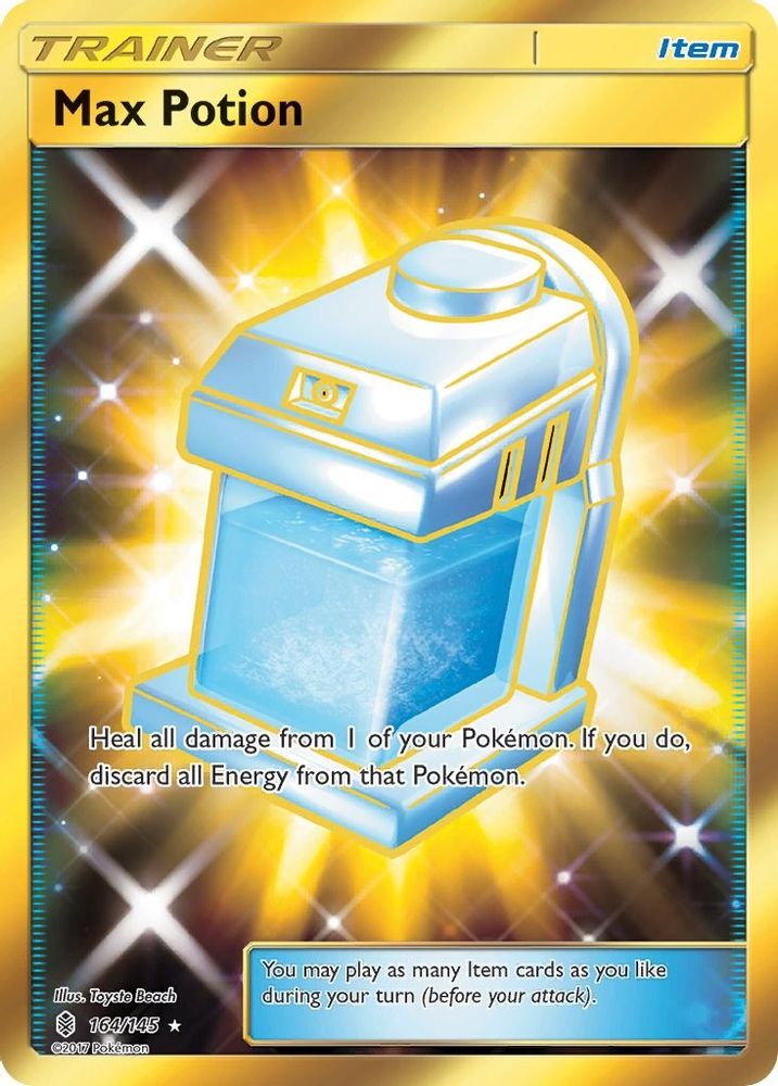 Max Potion (Secret)  - Holofoil SM  Guardians Rising - Secret Rare
