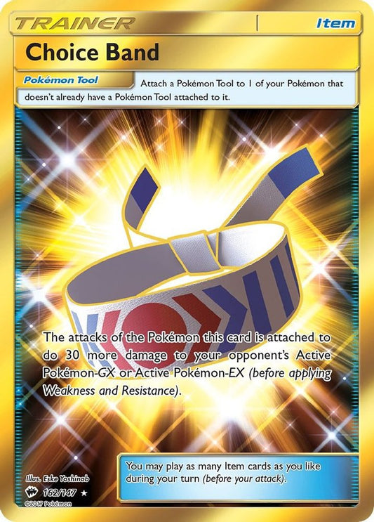 Choice Band (Secret)/147  - Holofoil SM  Burning Shadows - Secret Rare