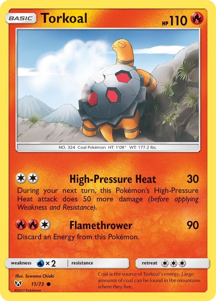 Torkoal  Shining Legends - Common