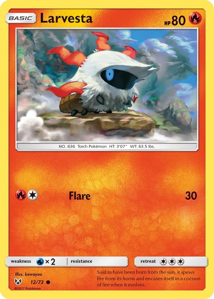 Larvesta  Shining Legends - Common