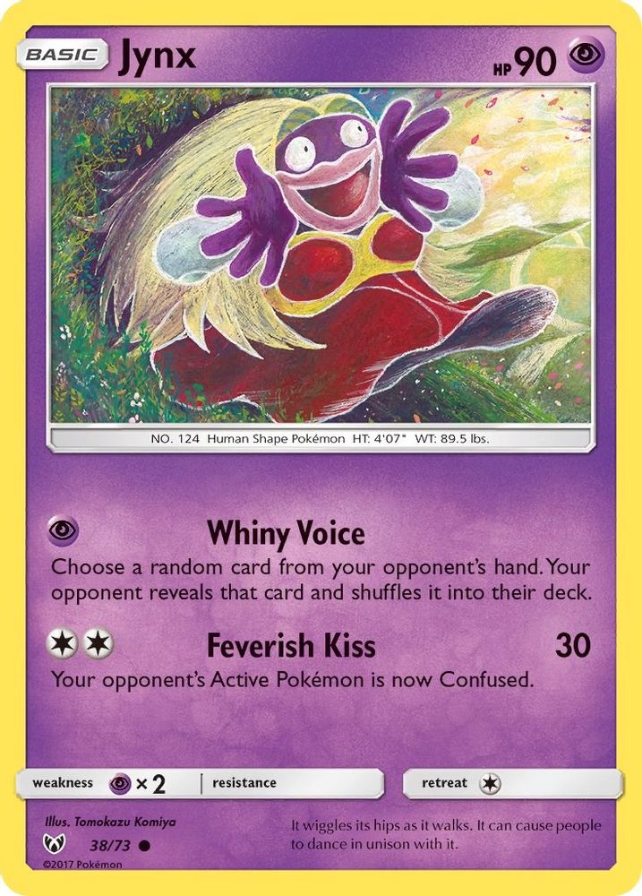 Jynx 038  Shining Legends - Common