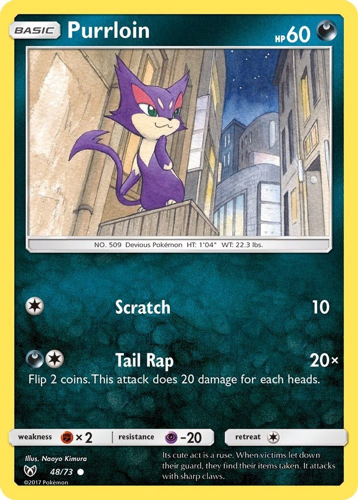 Purrloin  Shining Legends - Common