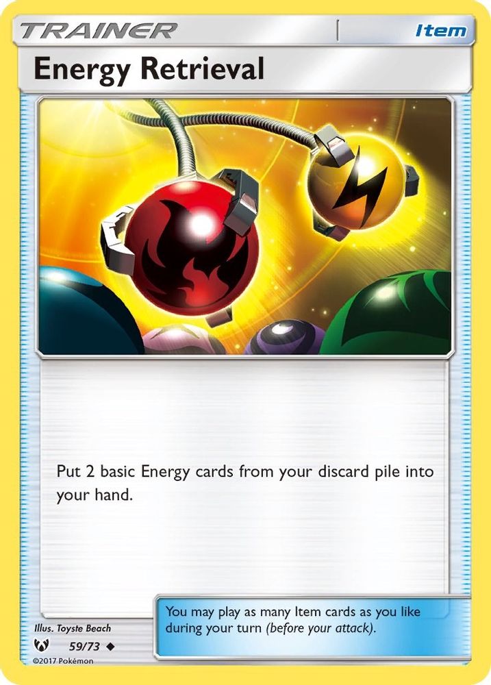 Energy Retrieval 059/73  Shining Legends - Uncommon