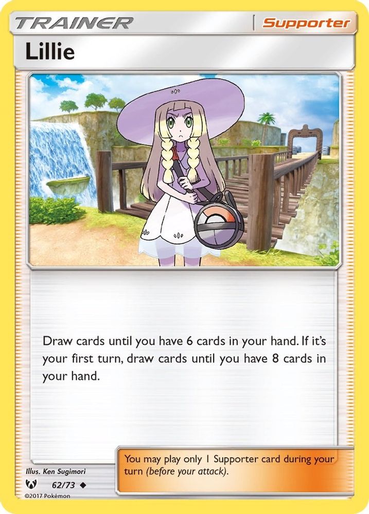 Lillie 062  - Reverse Holofoil Shining Legends - Uncommon