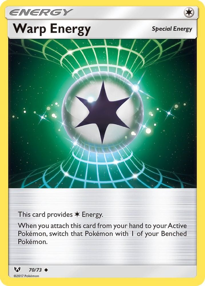 Warp Energy 070  Shining Legends - Uncommon