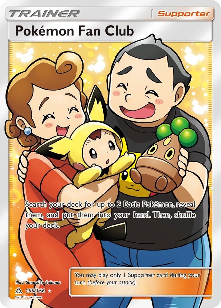 Pokemon Fan Club (Full Art)  - Holofoil SM  Ultra Prism - Ultra Rare