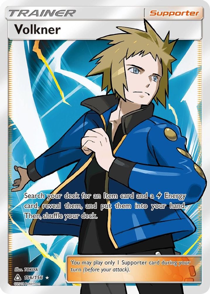 Volkner (Full Art)  - Holofoil SM  Ultra Prism - Ultra Rare