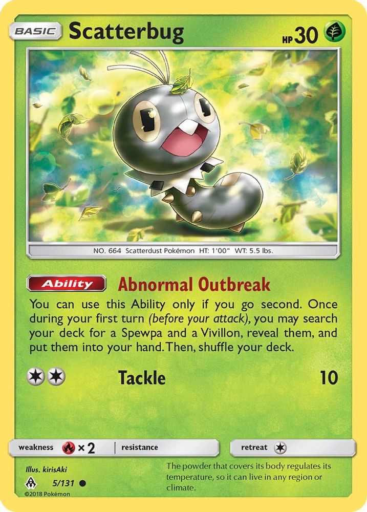 Scatterbug (5)/131  SM  Forbidden Light - Common