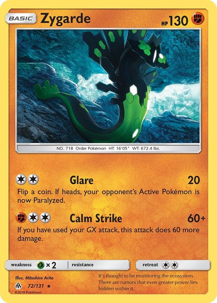 Zygarde (72)/131  SM  Forbidden Light - Rare