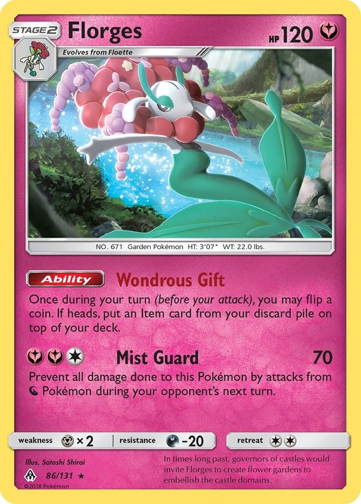 Florges 086/131  SM  Forbidden Light - Rare