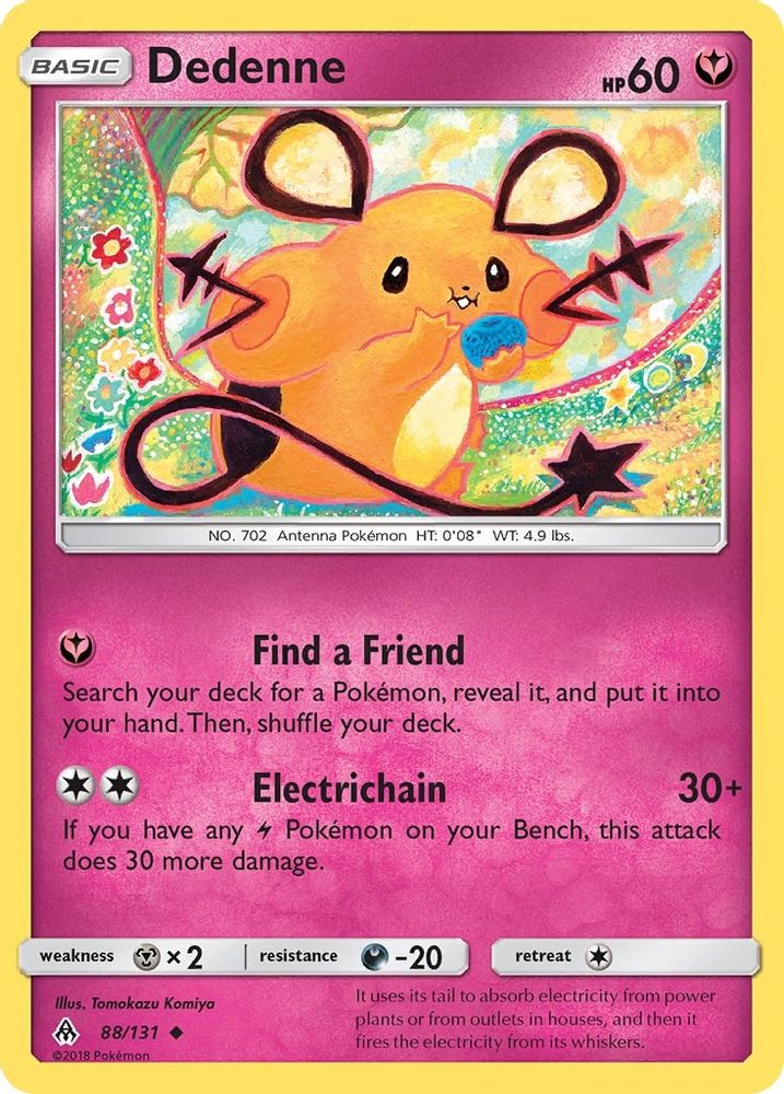 Dedenne 088  SM  Forbidden Light - Uncommon